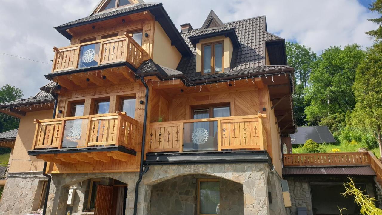 Villa Fortuna - Regionalne Apartamenty & Spa - Sauna, Grill, Jacuzzi Z Widokiem Na Tatry زاكوباني المظهر الخارجي الصورة