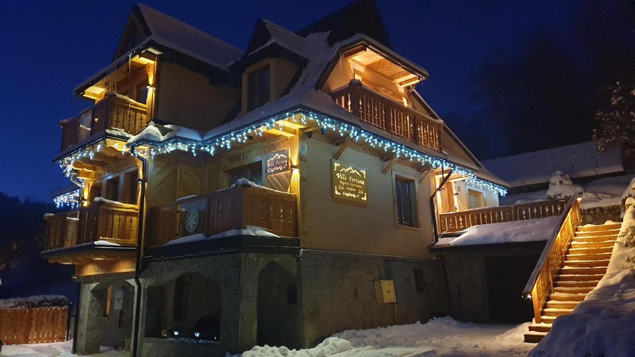 Villa Fortuna - Regionalne Apartamenty & Spa - Sauna, Grill, Jacuzzi Z Widokiem Na Tatry زاكوباني المظهر الخارجي الصورة